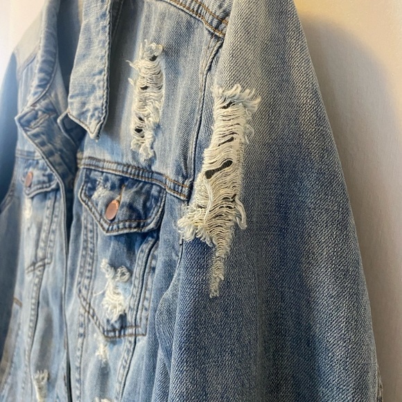 STS Blue Women’s Distressed Jean Jacket, Size XS - Picture 5 of 10